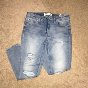 GARAGE ripped skinny jeans